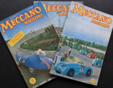 Dinky Toys "Meccano Magazine" Toy-Magazine 1954 three issues (2533)